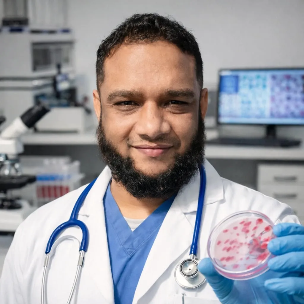 মোঃ আব্দুস সবুর মিয়া, ল্যাব ইনচার্জ ও মাইক্রোবায়োলজিস্ট